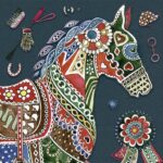 Șervețel - Dario Dark Blue - 33x33 cm