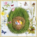 Șervețel - Easter Basket - 33x33 cm