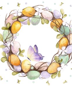Șervețel - Eggs Wreath - 33x33 cm