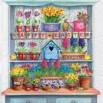 Șervețel - Happy Easter Cupboard - 33x33 cm