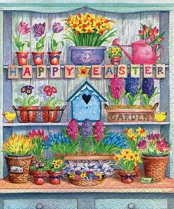 Șervețel - Happy Easter Cupboard - 33x33 cm