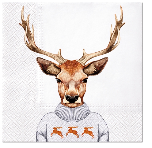 Șervețel - King Of Forest - 33x33 cm 1 Șervețel - King Of Forest - 33x33 cm