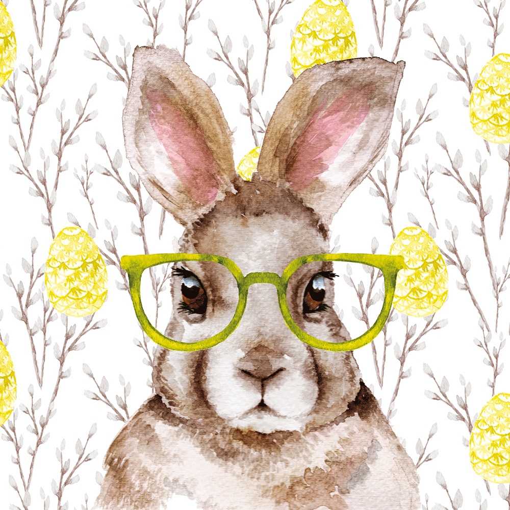 Șervețel - My Name Is Rabbit - 33x33 cm 1 Șervețel - My Name Is Rabbit - 33x33 cm