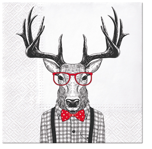 Șervețel - Oh Deer - 33x33 cm 1 Șervețel - Oh Deer - 33x33 cm