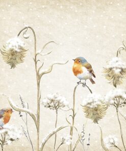 Șervețel - Robin in Thistles -33x33 cm