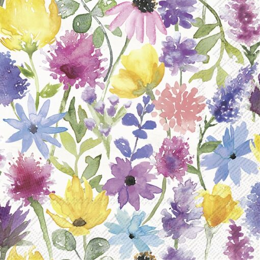 Șervețel - Summer Floral cream - 33x33 cm 1