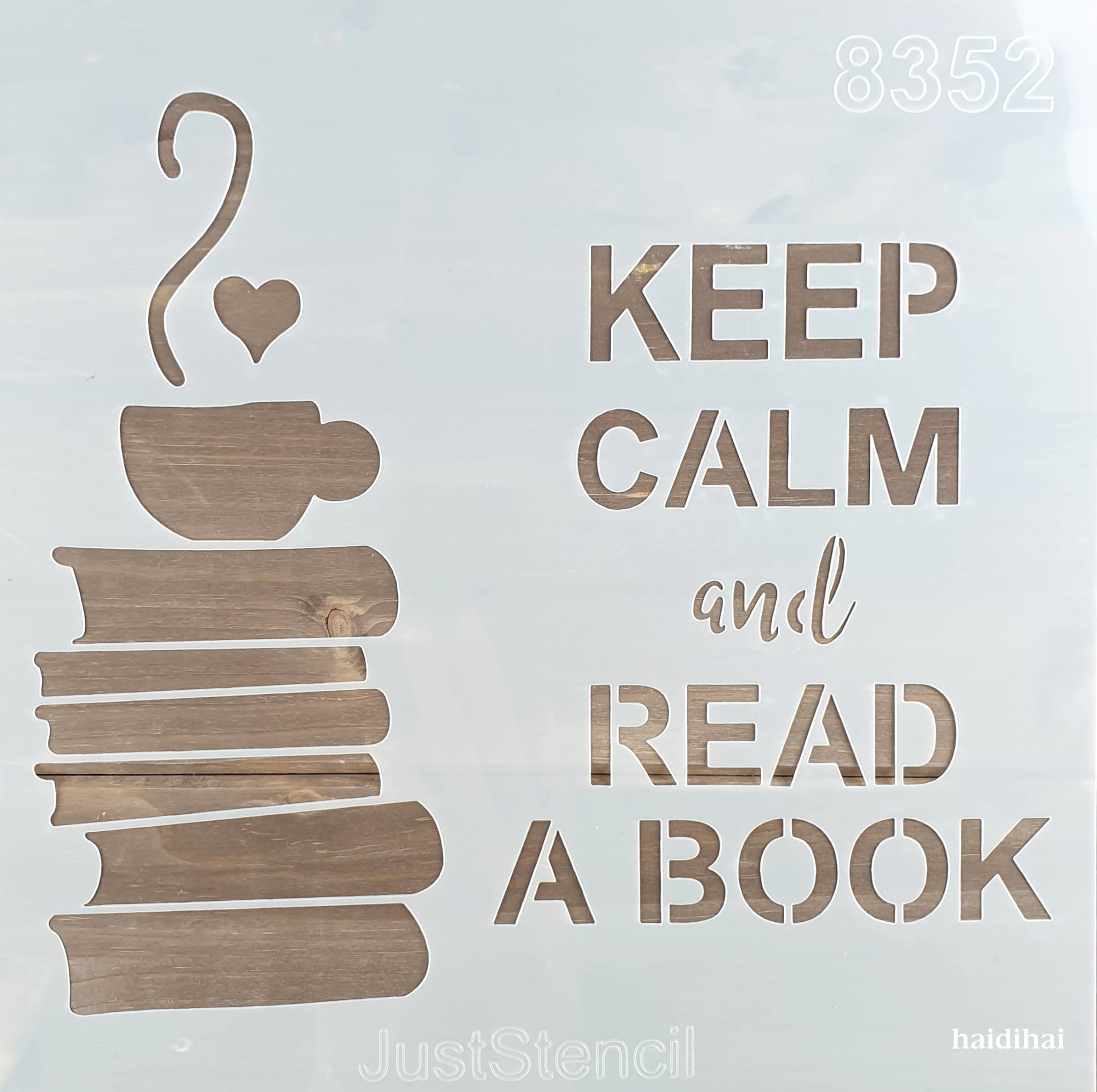 Șablon – Keep Calm – 8352 - 30×30 cm 1 Șablon – Keep Calm – 8352 - 30×30 cm