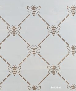 Șablon – Albine – Bees pattern – 40×40 cm