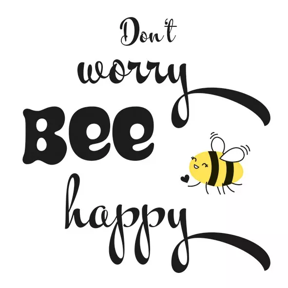 Șervețel - Bee Happy - 33x33 cm 1 Șervețel - Bee Happy - 33x33 cm