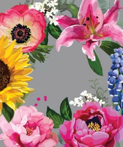 Șervețel - Fabulous Flowers - 33x33 cm
