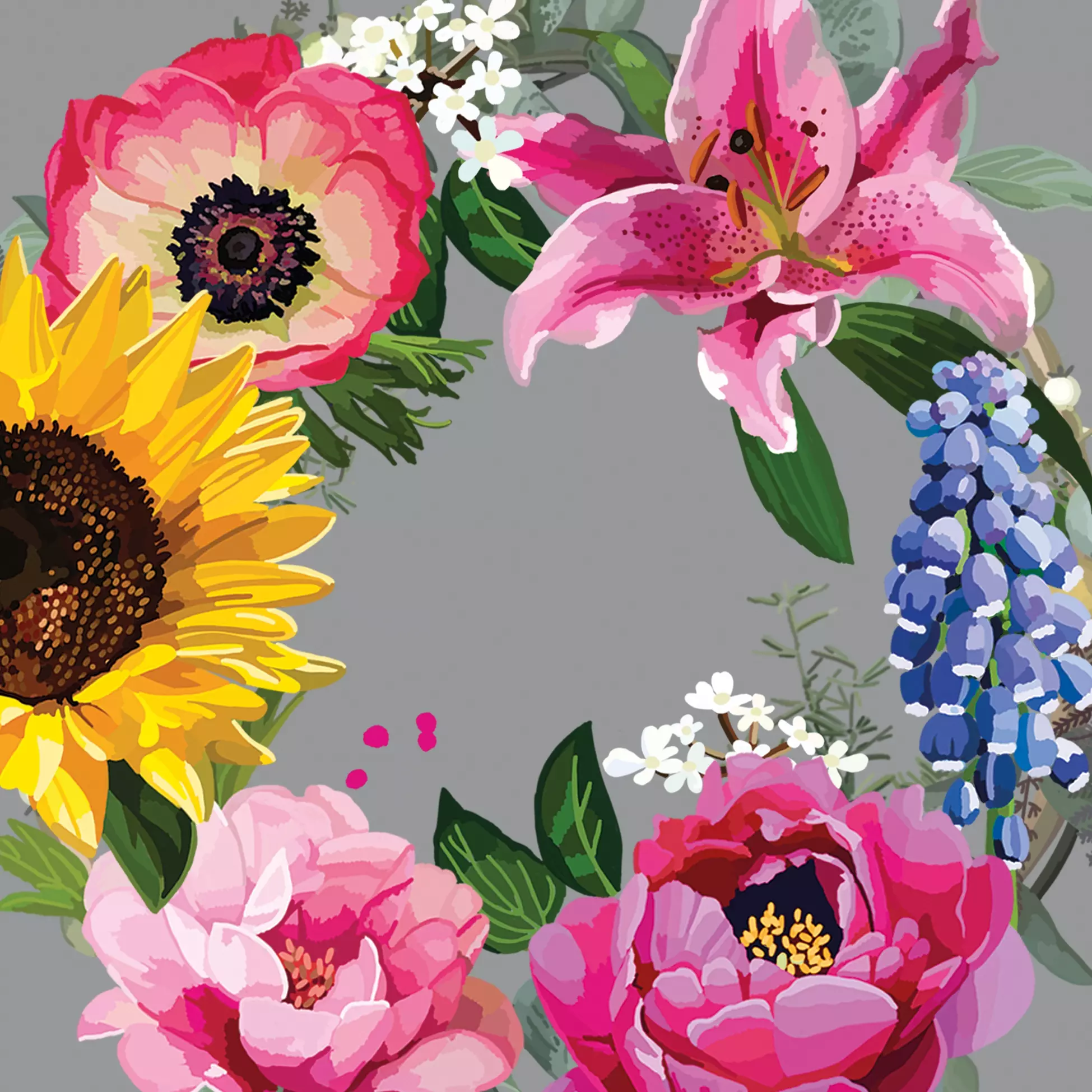 Șervețel - Fabulous Flowers - 33x33 cm 1 Șervețel - Fabulous Flowers - 33x33 cm