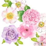 Șervețel - Flower Blush - 33x33 cm