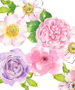 Șervețel - Flower Blush - 33x33 cm