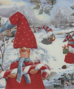 Șervețel - Gnome Gifts - 33x33 cm