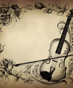 Șervețel - Musique - 33x33 cm