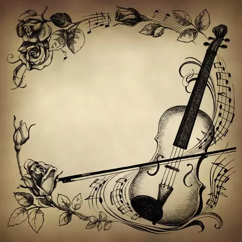 Șervețel - Musique - 33x33 cm 1 Șervețel - Musique - 33x33 cm