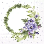 Șervețel - Pansy Wreath - 33x33 cm