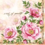 Șervețel - Scent of Peony - 33x33 cm