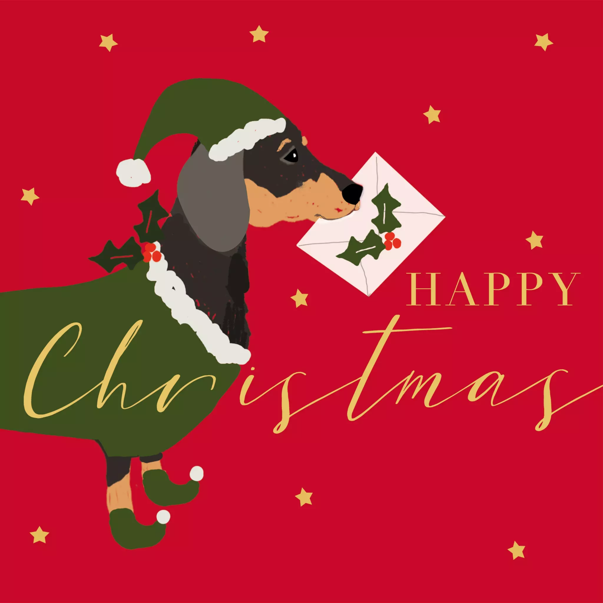 Șervețel - X-Mas Dog - 33x33 cm 1 Șervețel - X-Mas Dog - 33x33 cm