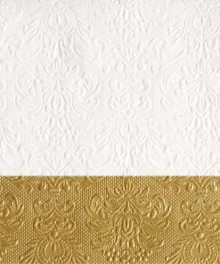 Șervețel – Elegance Dip Gold – 33×33 cm