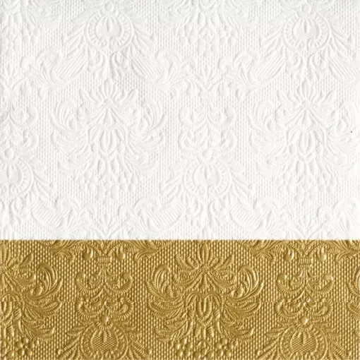 Șervețel – Elegance Dip Gold – 33×33 cm 1