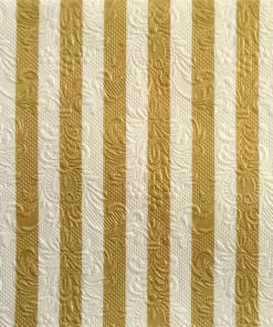 Șervețel – Elegance Stripes Gold – 33×33 cm