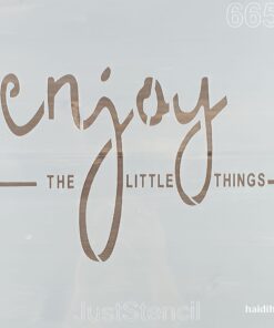 Șablon – Enjoy – 30×30 cm