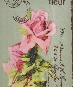 Șervețel - Chouette fleur - 33x40 cm