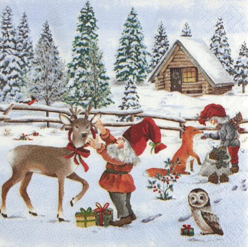 Șervețel - Christmas Gifts for Animals - 33x33 cm 1
