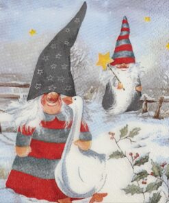 Șervețel - Gnomes & Goose - 33x33 cm
