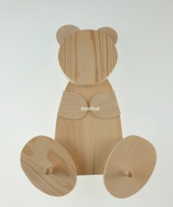 Cuier din lemn - Urs - 31x21x6,5 cm
