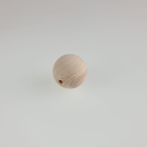 Bilă din lemn cu gaură - accesoriu - 35mm 1