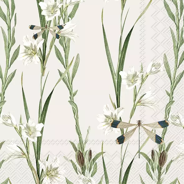 Șervețel - Exotic Flora cream - 33x33 cm 1 Șervețel - Exotic Flora cream - 33x33 cm