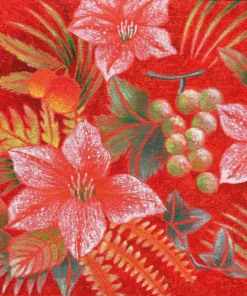 Șervețel - Fiore Rosso - 33x33 cm