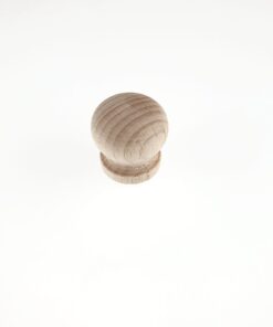 Buton lemn - rotund - 2,2x2,2 cm