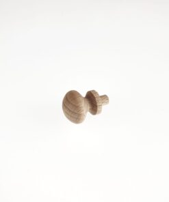 Buton lemn - rotund - 2x1,5 cm