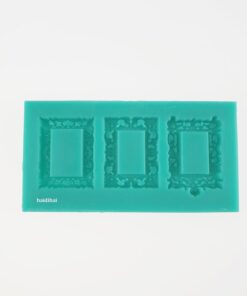 Matriță silicon - Set 3 mini rame - 8x4 cm