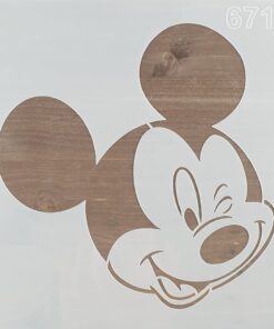 Șablon - Mickey Mouse Winking - 20x20 cm