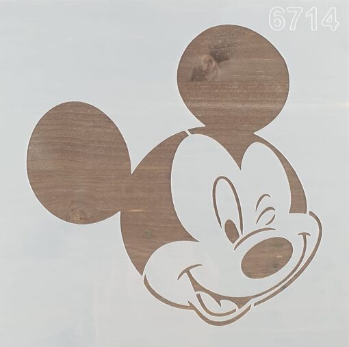 Șablon - Mickey Mouse Winking - 20x20 cm 1