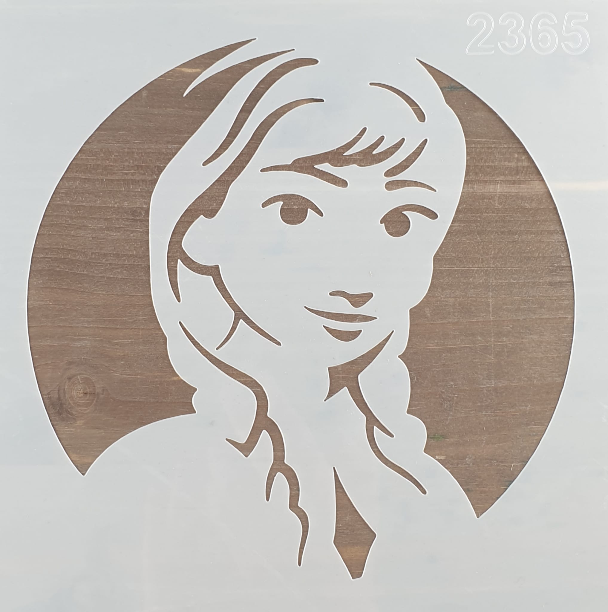 Șablon – Ana – Frozen – 20×20 cm 1 Șablon – Ana – Frozen – 20×20 cm