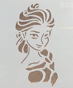 Șablon – Elsa – Frozen – 20×20 cm