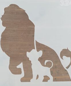 Șablon - The Lion King - 20x20 cm