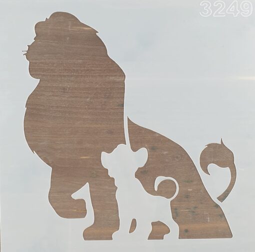 Șablon - The Lion King - 20x20 cm 1