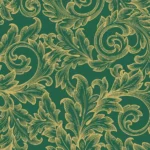 Șervețel - Baroque Gold Green - 33x33 cm