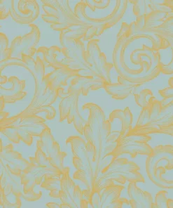 Șervețel - Baroque Gold/Mint - 33x33 cm