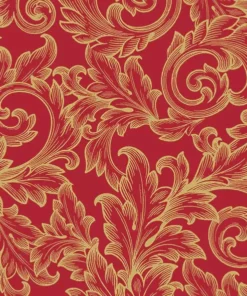 Șervețel - Baroque Gold/Red - 33x33 cm