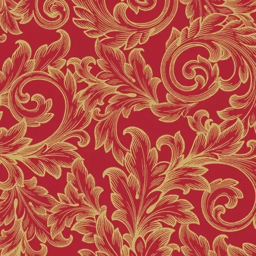 Șervețel - Baroque Gold/Red - 33x33 cm 1