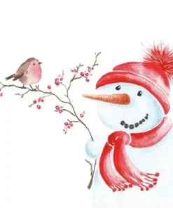 Șervețel - Bird on Twig - 33x33 cm
