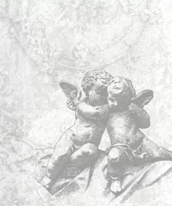 Șervețel - Classic Angels Silver - 33x33 cm