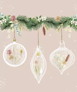 Șervețel - Potpourri Baubles - 33x33 cm